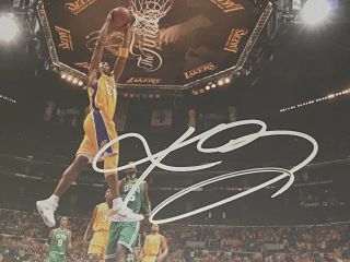 Kobe Bryant 8x10 Autograph Photo Framed Signed 2010 NBA Finals MVP Mamba Lakers 2