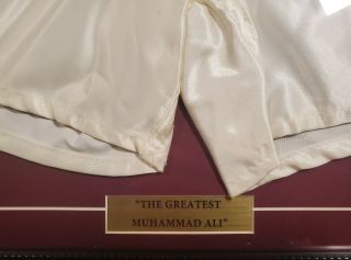 Muhammad Ali Signed Authentic Vintage Everlast Boxing Shorts With JSA LOA 3