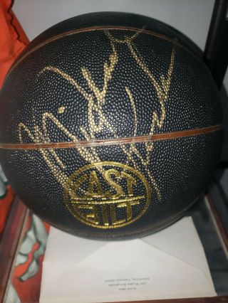 Michael Jordan Signed Autograph Auto Basketball Black From Jordan