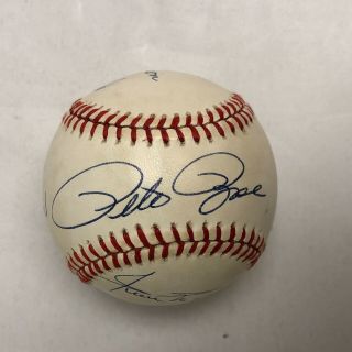 3000 Hit Club Hand Signed Autographed Baseball With 7 Signatures
