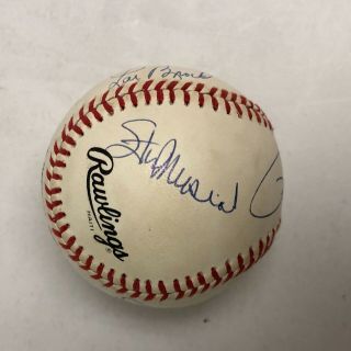 3000 Hit Club HAND SIGNED Autographed Baseball with 7 Signatures 2