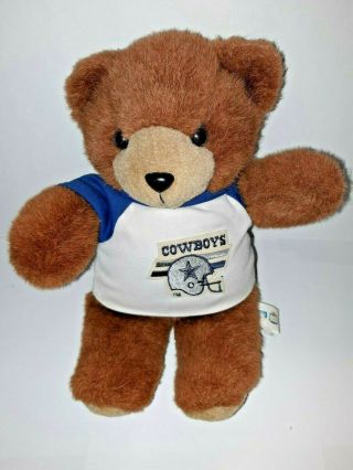 Vintage 1993 Dallas Cowboys Team Nfl Good Stuff Teddy Bear