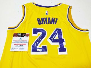 Los Angeles Lakers No.  24 Mamba Autographed Jersey,