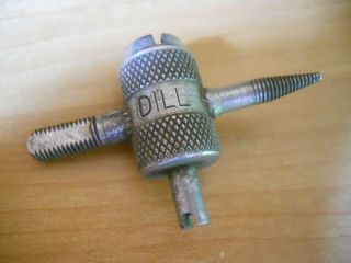 Vintage Dill Tire Inner Tube Valve Stem Core Removal Install Tool Old Car