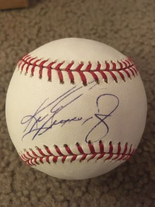 2006 Wbc Ken Griffey Jr Seattle Mariners Signed Baseball Autographed Auto