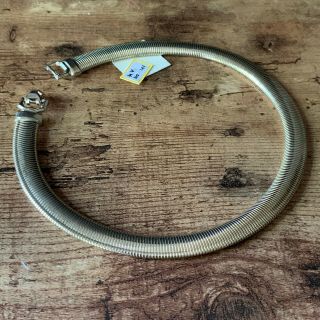 Vintage Coro Pegasus Gold Tone Snake Chain Choker Necklace