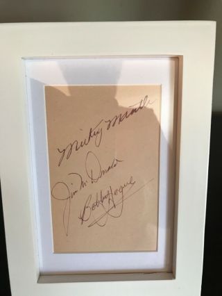 Mickey Mantle Signed Vintage Early 1950’s