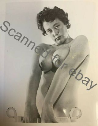 1950s Vintage Nude Pinup Photo Risqué Erotica 4x5 Marilyn Monroe Era