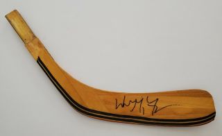 Wayne Gretzky Signed Hockey Stick Blade Oilers Kings Blues Rangers Legend Rad