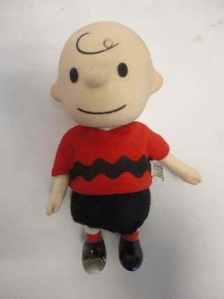 Vintage Peanuts Pocket Doll Charlie Brown By Baucher Associates 7 " Tall