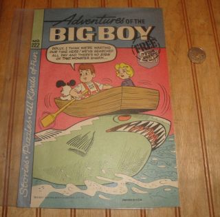 Vintage Adventures Of The Big Boy Comic Book 222 (elby 