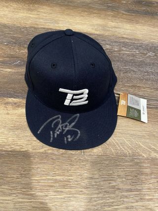 Tom Brady Signed Autographed Tb 12 Hat.
