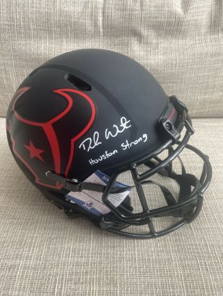 Deshaun Watson Houston Texans Signed Full Size Authentic Eclipse Helmet Beckett