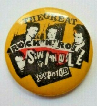 Vintage Sex Pistols Badge Early 1980 