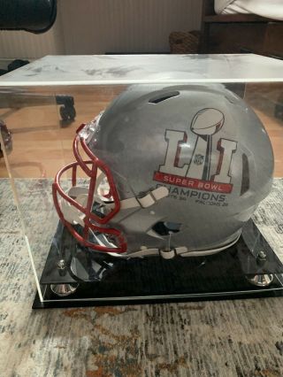 Tom Brady Autographed Patriots Authentic Helmet Signed TriStar COMES WITH CASE 3
