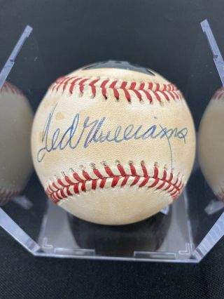 Ted Williams Signed Auto Mlb Baseball Psa/dna Certified Red Sox