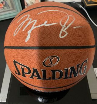 Michael Jordan Signed / Autographed Spalding Basketball With Certified Ball 2