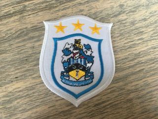 Vintage Huddersfield Town Football Club Embroidered Patch Badge Sew Or Iron On