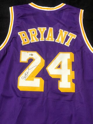 Kobe Bryant Signed Road Purple Los Angeles Lakers Jersey With