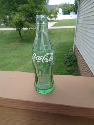 Vintage 6 Oz Green Glass Coca - Cola Bottle Gastonia N.  C.  Vg