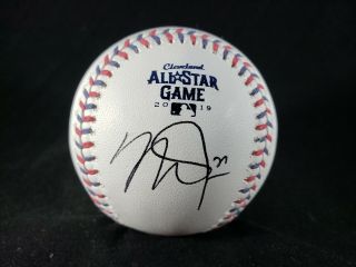 Mike Trout Signed Autographed 2019 All - Star Game Baseball Jsa