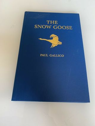 The Snow Goose Paul Gallico 1973 Book Club Associates Hardback Vintage Book