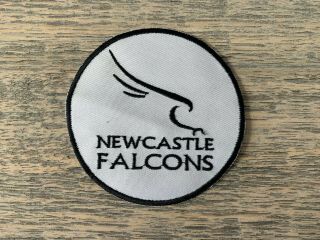 Vintage Newcastle Falcons Football Club Embroidered Patch Badge Sew Or Iron On