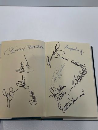 Mickey Mantle Elston Howard Yankees Signed Autograph Thurman Munson Book PSA DNA 2