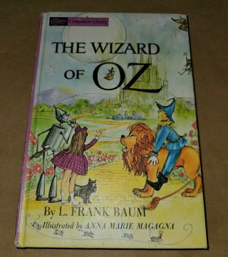 The Wizard Of Oz Vintage Hardcover Baum Magagna 1963 Companion Library