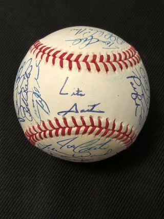1992 Toronto Blue Jays World Series Champs Signed Autographed Mlb Baseball Jsa