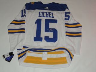 Jack Eichel Signed Adidas 2018 Winter Classic Authentic Jersey 52 Sabres Jsa