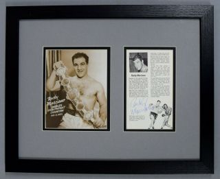 Rocky Marciano Signed Auto Autograph 1960 Schaefer Great Moments Photo Psa/dna