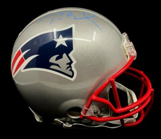 Tom Brady Signed Full Size Patriots Proline Helmet Autographed Tristar