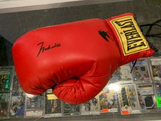 Muhammad Ali Heavyweight Boxing Champ Signed Glove Jsa Sharpie