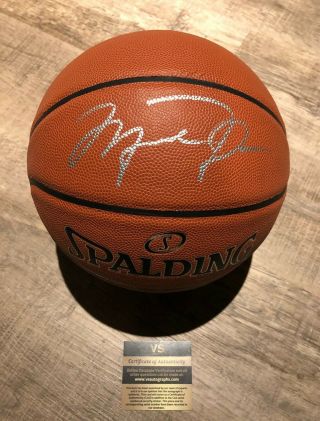 Michael Jordan Signed / Autograph Spalding Basketball With Certified Ball