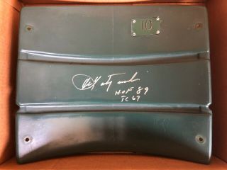Carl Yastrzemski Fenway Park Seat Auto Autograph Jsa And Mlb Authenticated