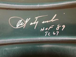 Carl Yastrzemski Fenway Park Seat Auto Autograph Jsa And Mlb Authenticated 2