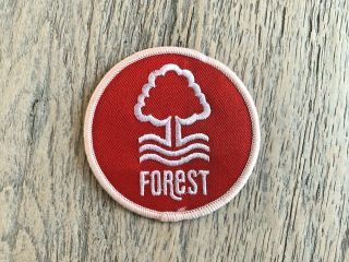 Vintage Nottingham Forest Football Club Embroidered Patch Badge Sew Or Iron On