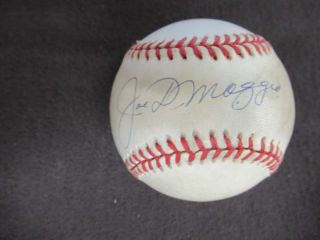 Joe Dimaggio Signed Auto Autograph Oalb Baseball Jsa Loa Bb1532