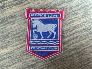 Vintage Ipswich Town Football Club Fc Embroidered Patch Badge Sew Or Iron On