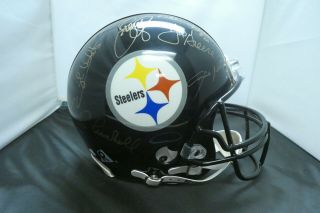 Pittsburgh Steelers Signed Full Size Authentic Helmet W/ Full Jsa And Psa Letter