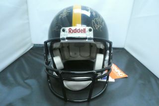 Pittsburgh Steelers Signed Full Size Authentic Helmet w/ Full JSA and PSA Letter 3