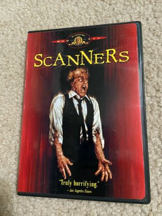 Scanners (dvd,  2001) David Cronenberg Vintage Horror Classic Movie