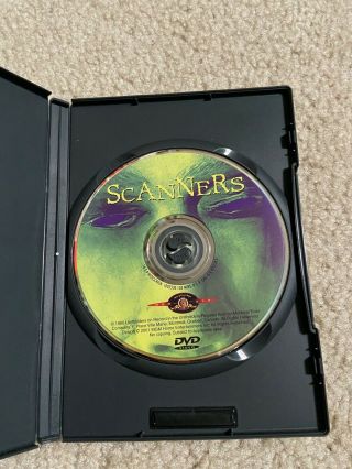Scanners (DVD,  2001) David Cronenberg Vintage Horror Classic movie 3