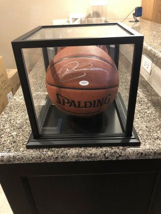 Ray Allen Signed Basketball With Case Jsa W151774