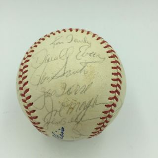 1973 All Star Game Team Signed Baseball Hank Aaron Willie Mays Pete Rose Jsa