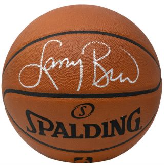 Larry Bird Signed Celtics Spalding Official Game Basketball Bird Hologram Bas