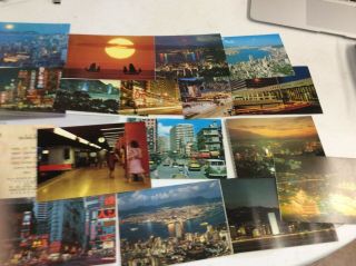 Junk Drawer Vintage Postcards Of Hong Kong 1985 Era Postcards Misc