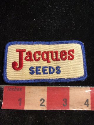 Vintage Farm / Agriculture Related Jacques Seeds Advertising Patch C96u