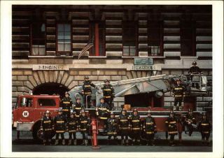 Celeb Neal Slavin York City Fire Department,  1973 Postcard Vintage Post Card